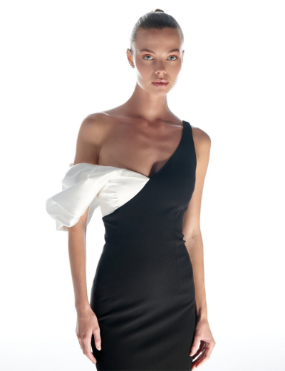 Picture of Opera Dress Black & White