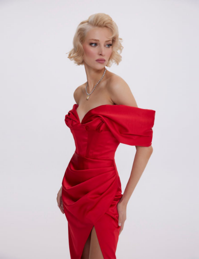 Picture of Laura Dress Red 