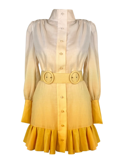 Picture of Sara Dress Sunset Yellow