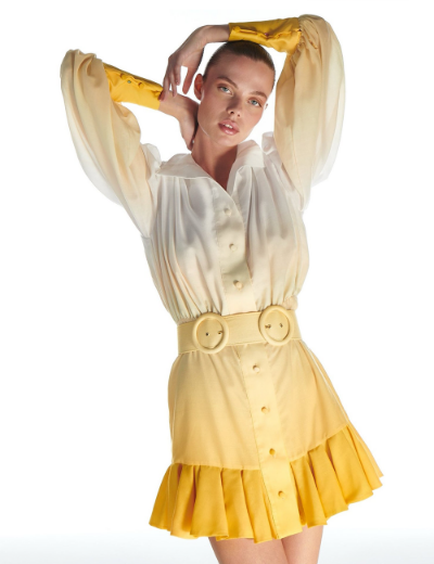 Picture of Sara Dress Sunset Yellow