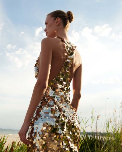 Picture of Aura Dress Gold