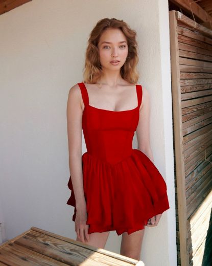 Picture of Este Dress Red