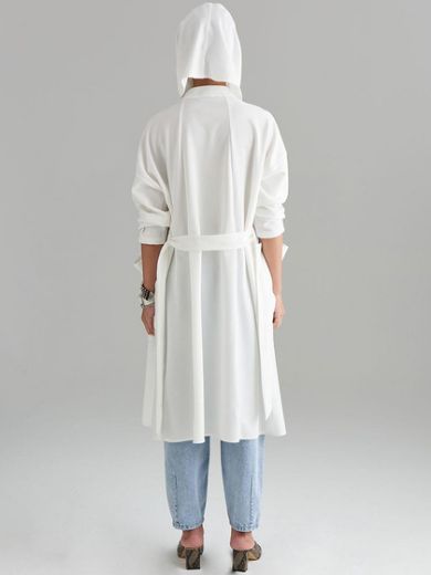 Picture of Long  Jacket with Neck Collar